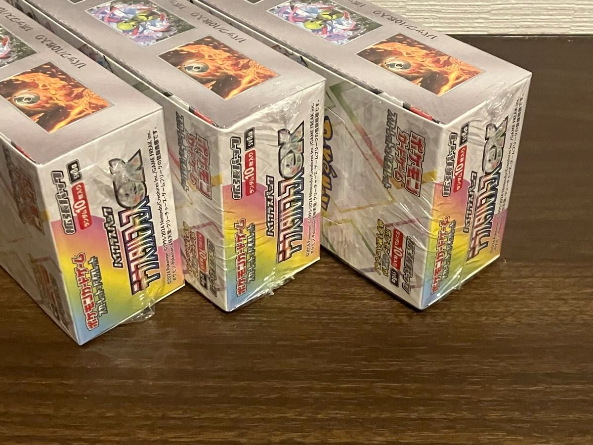 テラスタルフェスex 3BOX シュリンク付き テラスタルフェスex テラスタルフェスex 3BOX シュリンク付き テラスタルフェスex