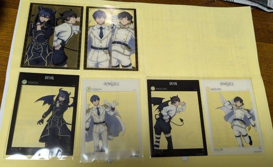 ファボテリア Ouchide ブルーロック 天使と悪魔クリアシート ファボテリア Ouchide ブルーロック 天使と悪魔クリアシート