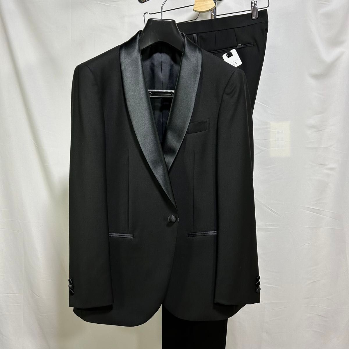 新品未使用/A-4【HILTON】フォーマル/タキシード/BLACK SUIT 新品未使用/A-4【HILTON】フォーマル/タキシード/BLACK SUIT