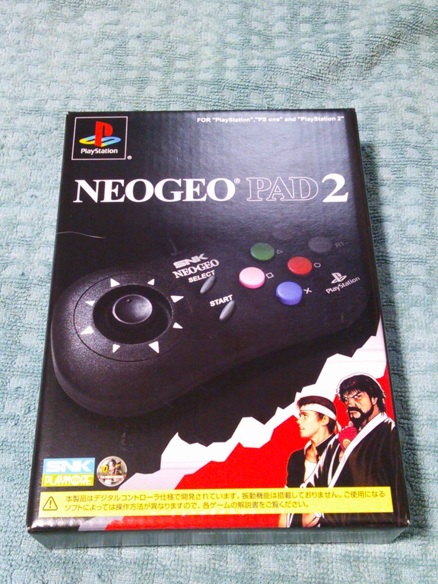 即決PS/PS2用 ネオジオパッド2 箱説あり C ゲーム 即決PS/PS2用 ネオジオパッド2 箱説あり C ゲーム