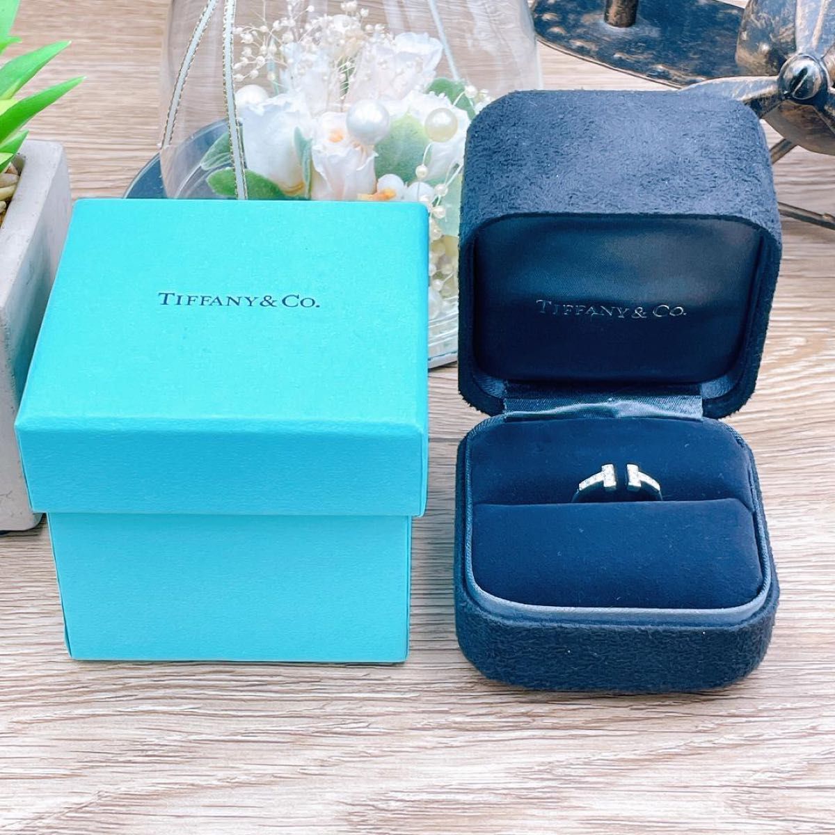 ティファニー 新品仕上済 Tiffany&Co Tワイヤー ダイヤ リング ティファニー 新品仕上済 Tiffany&Co Tワイヤー ダイヤ リング