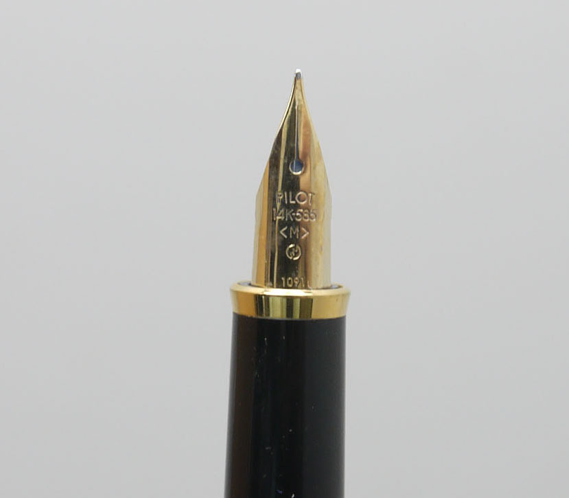 ヤフオク Pilot パイロット 万年筆 ペン先14k 585 イニシ