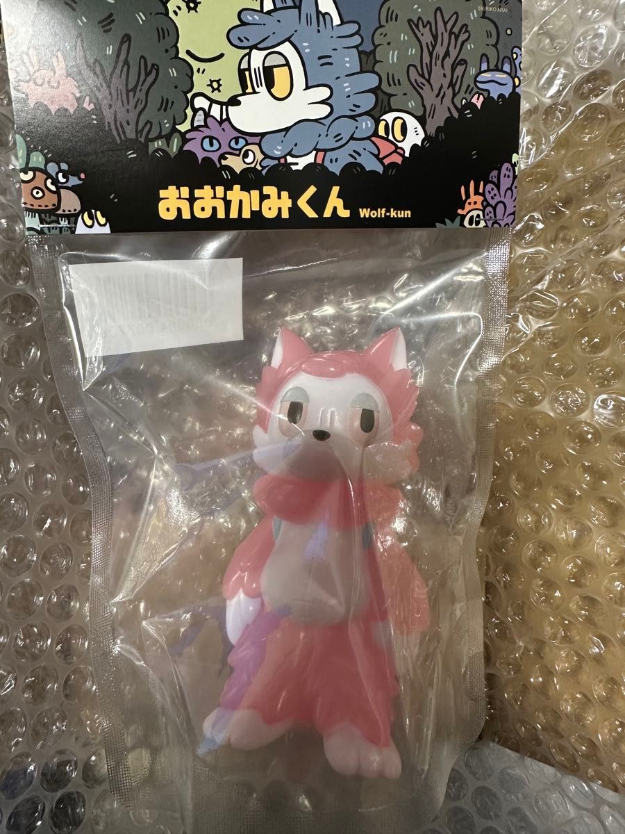 新品未開封】おおかみくん さくら 青空Ver あらいきりこ ソフビ 新品未開封】おおかみくん さくら 青空Ver あらいきりこ ソフビ