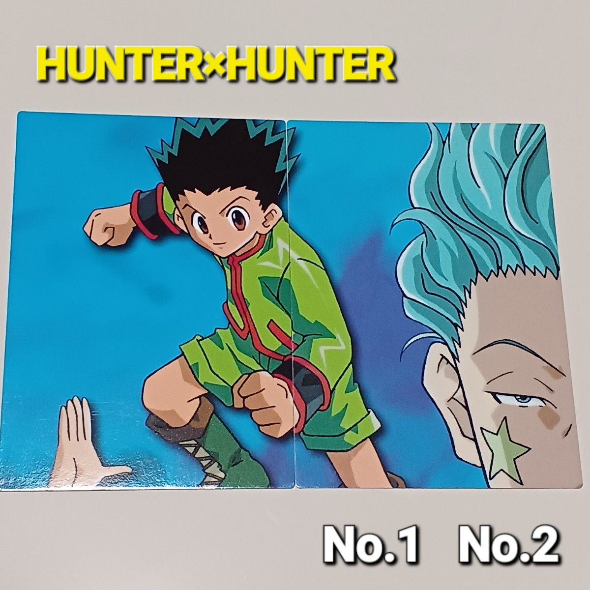 初期HUNTER×HUNTER カードダスマスターズ パズルカード No 1No 2 初期HUNTER×HUNTER カードダスマスターズ パズルカード No 1No 2