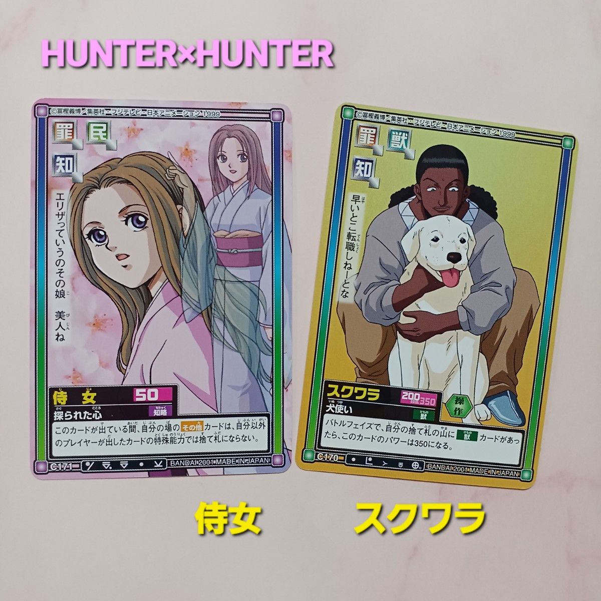 初期 HUNTER×HUNTER ハイパーバトルカードダス【侍女】C171 初期 HUNTER×HUNTER ハイパーバトルカードダス【侍女】C171