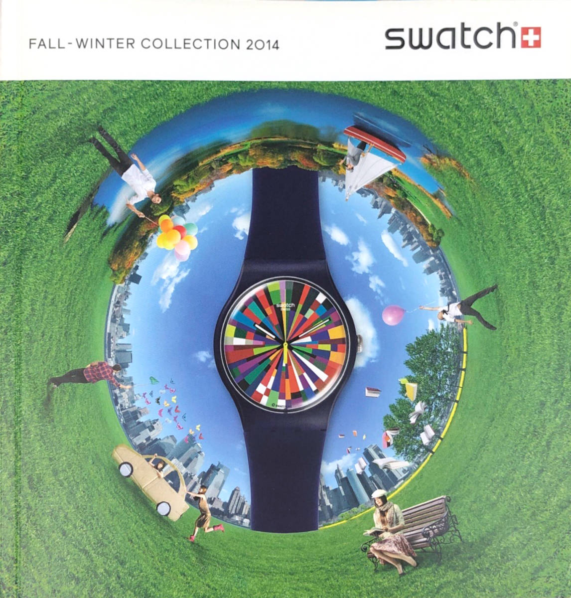 時計好きのあなたに　楽しいデザインswatch FALL-WINTER COLLECTION 2014 カタログ　希少　送料込_画像1
