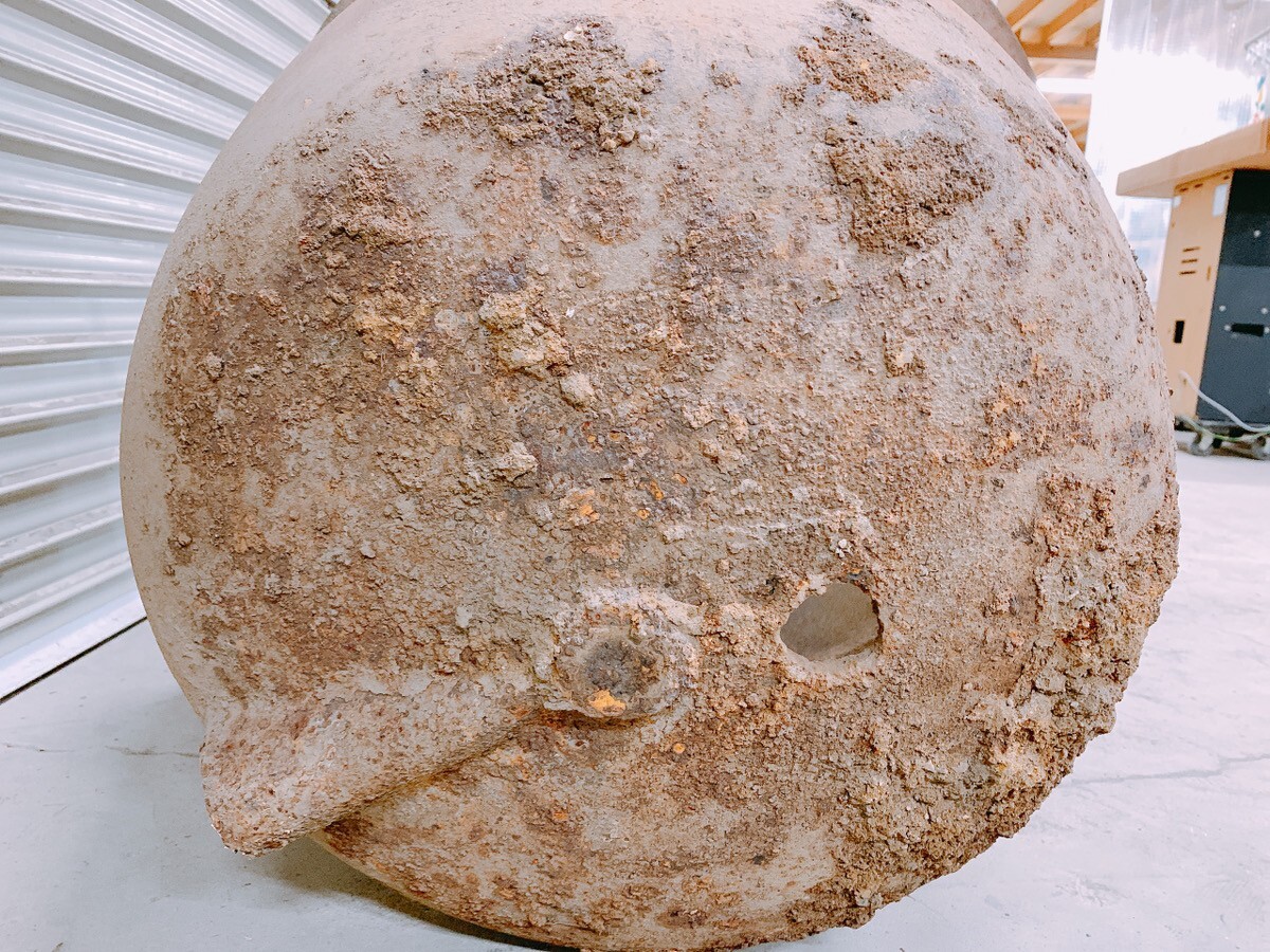 訳あり 五右衛門風呂 直径81cm 栓欠品 穴あき 露天風呂 鉄風呂 訳あり 五右衛門風呂 直径81cm 栓欠品 穴あき 露天風呂 鉄風呂