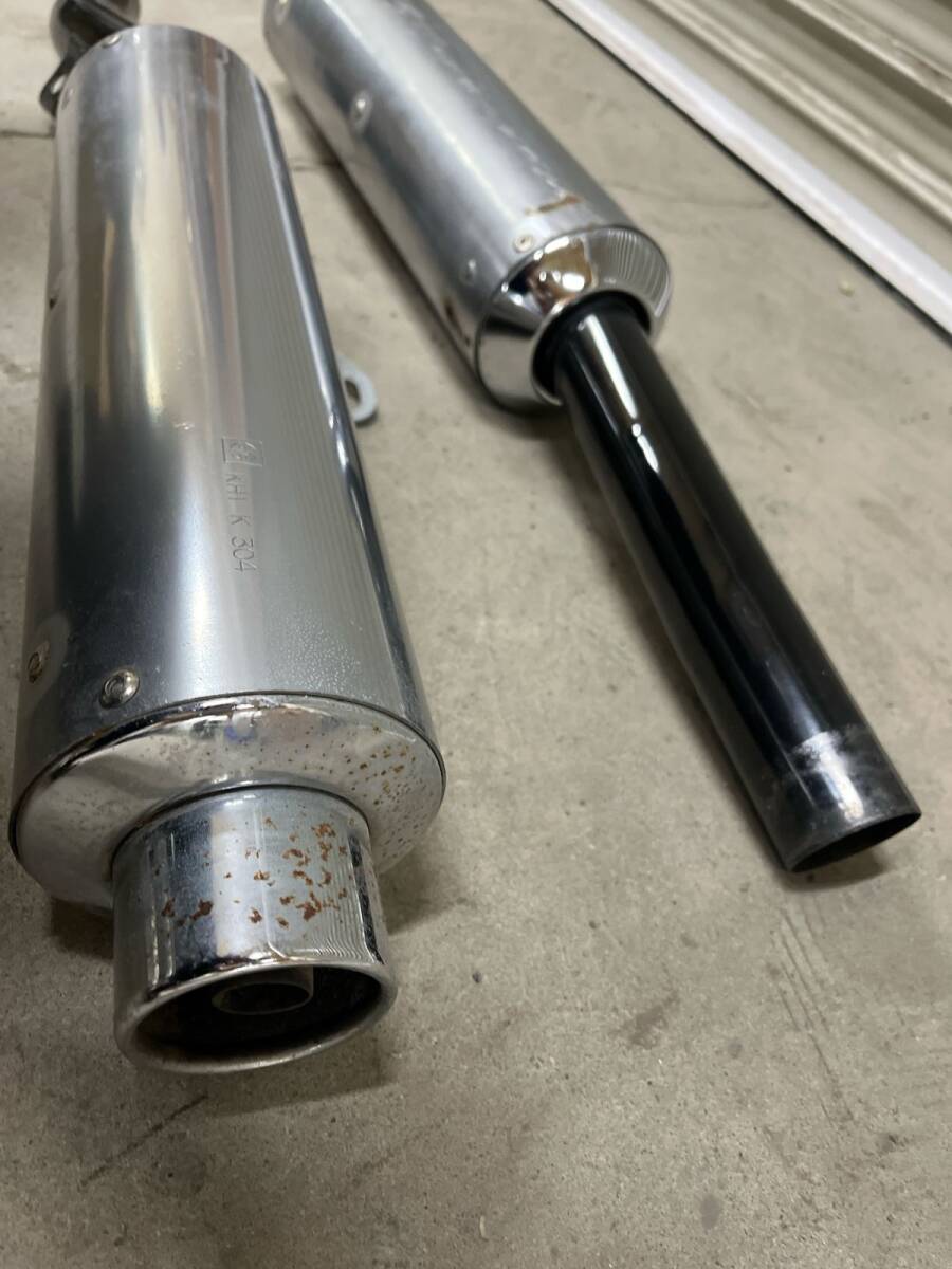 現状品 カワサキ 純正 サイレンサー マフラー KHI K 304 左右 現状品 カワサキ 純正 サイレンサー マフラー KHI K 304 左右