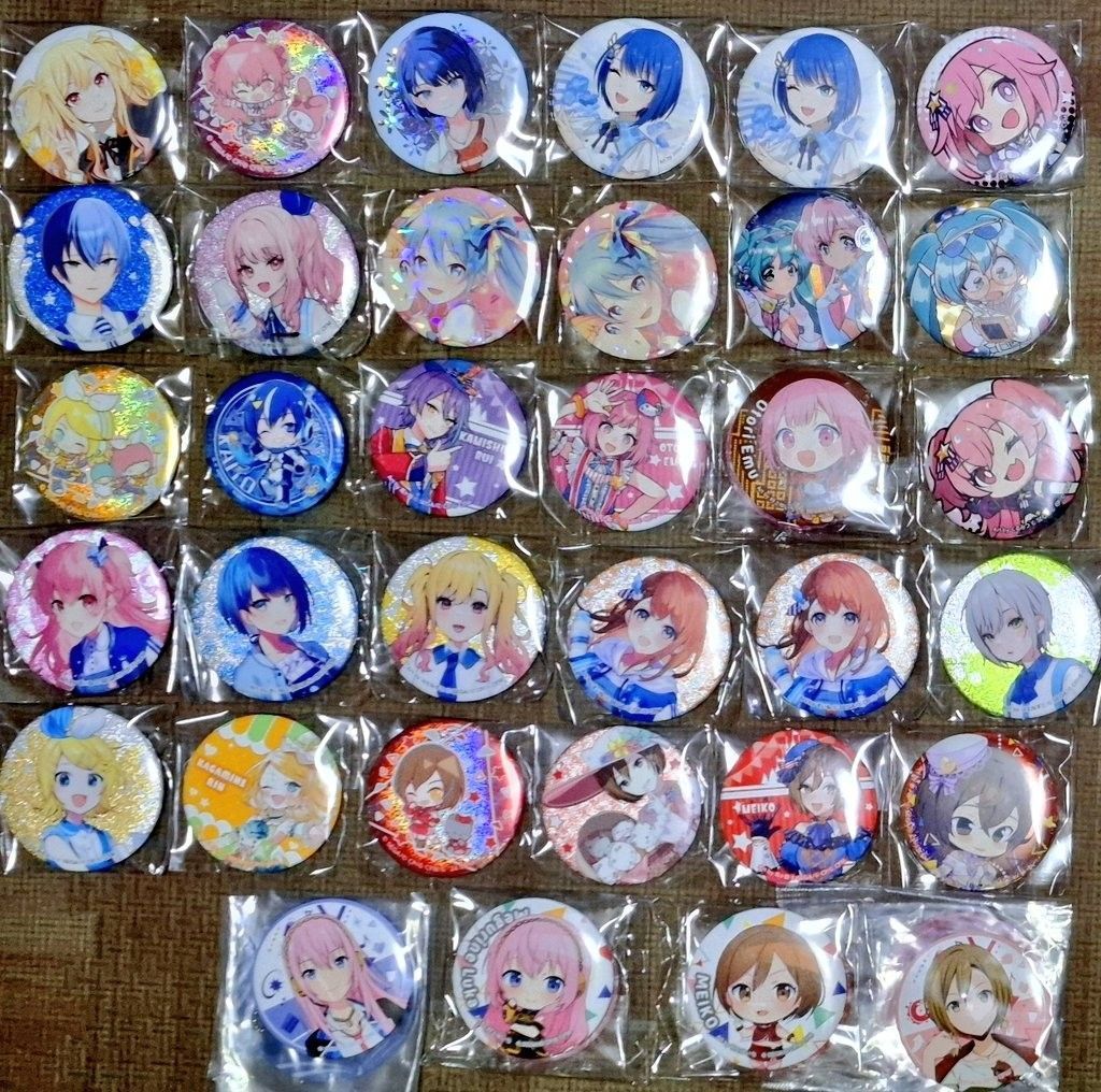 プロジェクトセカイ プロセカ 缶バッジ グリッター缶バッジ グリ プロジェクトセカイ プロセカ 缶バッジ グリッター缶バッジ グリ