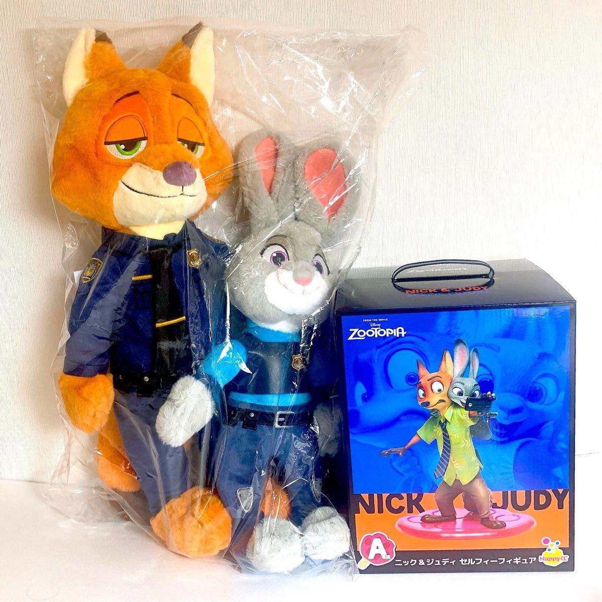 ズートピア happyくじ A賞 ニック&ジュディ セルフィー ズートピア happyくじ A賞 ニック&ジュディ セルフィー
