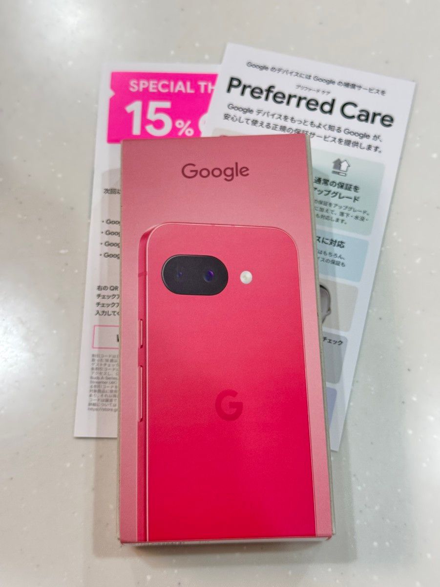新品未開封】 Google pixel 9a Peony 128GB SIMフリー ピンク 新品未開封】 Google pixel 9a Peony 128GB SIMフリー ピンク