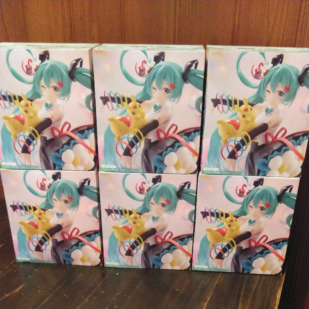 初音ミク×Rody AMP+ フィギュア 39 サンキューver 6個セット 初音ミク×Rody AMP+ フィギュア 39 サンキューver 6個セット