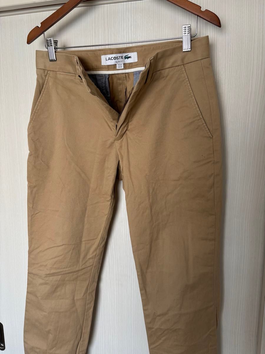 LACOSTE クロップド チノパンus=30(76cm)Mサイズ メンズ LACOSTE クロップド チノパンus=30(76cm)Mサイズ メンズ