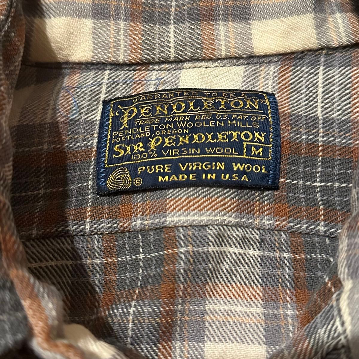 70s SIR PENDLETON ペンドルトン ウールシャツ USA製 チェック 70s SIR PENDLETON ペンドルトン ウールシャツ USA製 チェック