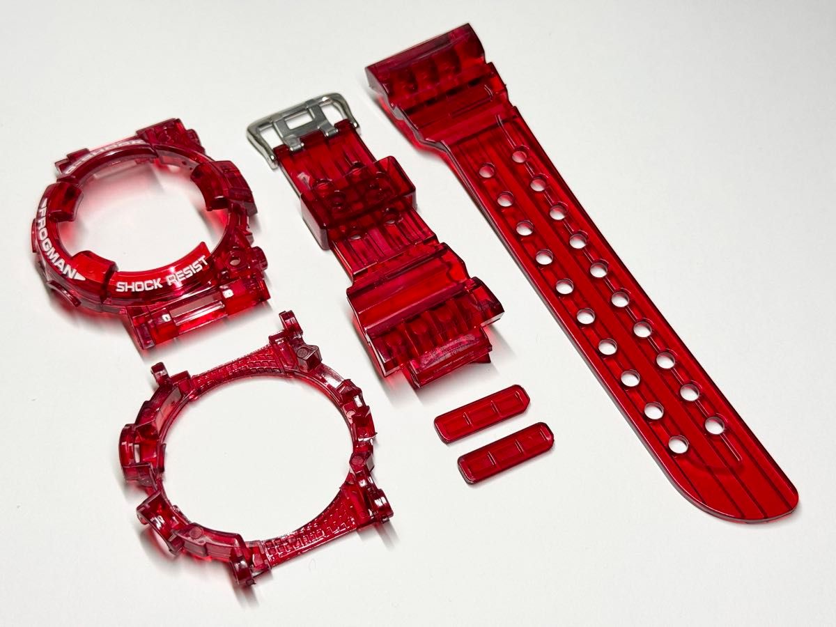 G-SHOCK フロッグマン GWF-1000 ベルト&ベゼル クリアレッド G G-SHOCK フロッグマン GWF-1000 ベルト&ベゼル クリアレッド G