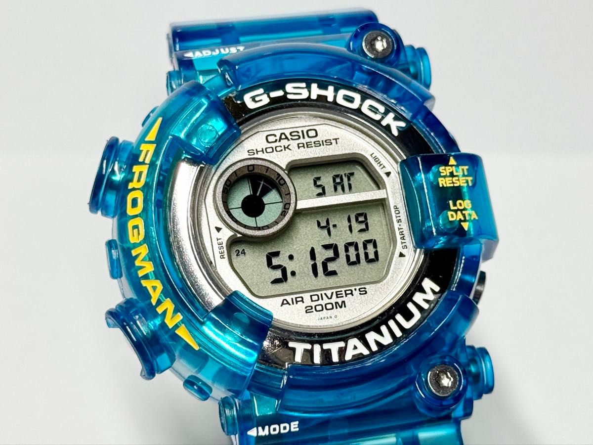 CASIO G-SHOCK WCCS FROGMAN DW-8201WC-7T クリアブルーカスタム CASIO G-SHOCK WCCS FROGMAN DW-8201WC-7T クリアブルーカスタム