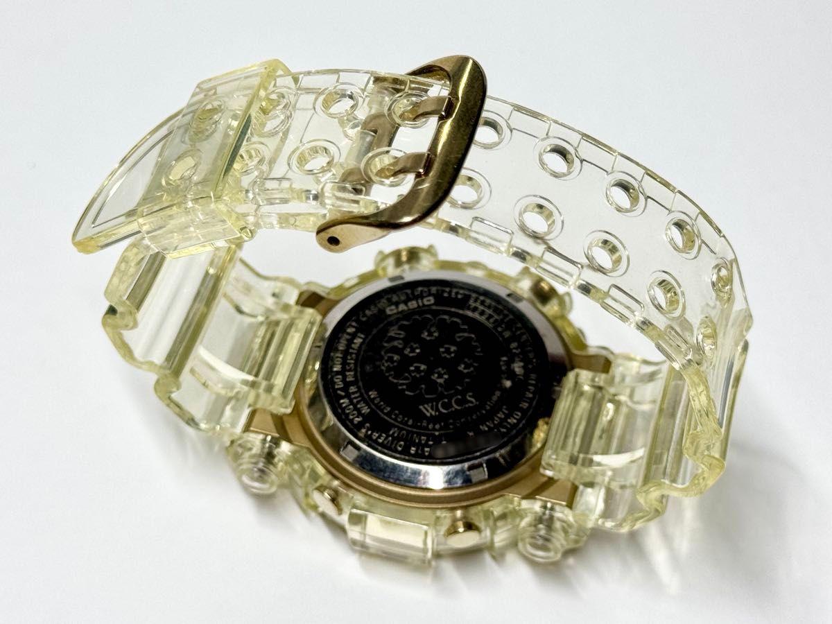 CASIO G-SHOCK WCCS FROGMAN ゴールド DW-8201WC-9T クリア CASIO G-SHOCK WCCS FROGMAN ゴールド DW-8201WC-9T クリア