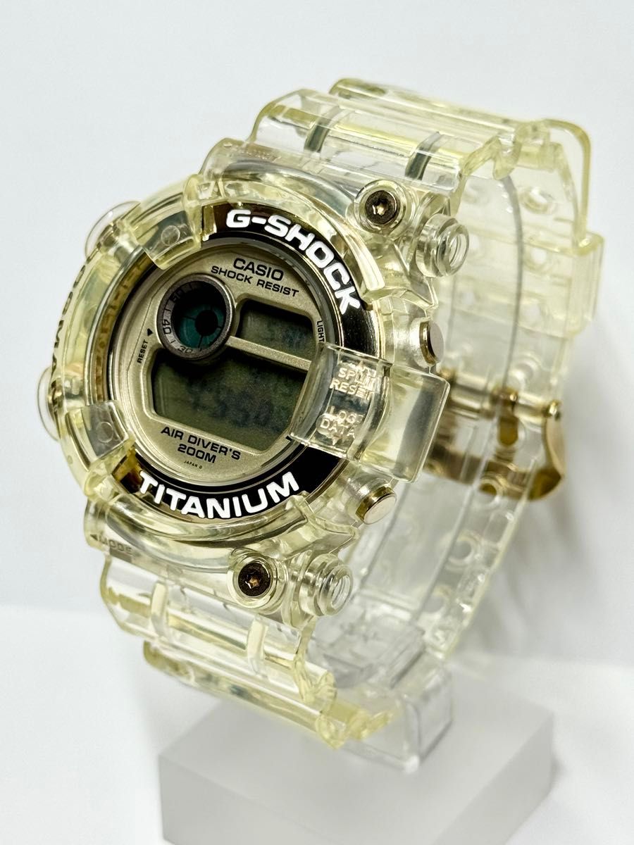 CASIO G-SHOCK WCCS FROGMAN ゴールド DW-8201WC-9T クリア CASIO G-SHOCK WCCS FROGMAN ゴールド DW-8201WC-9T クリア