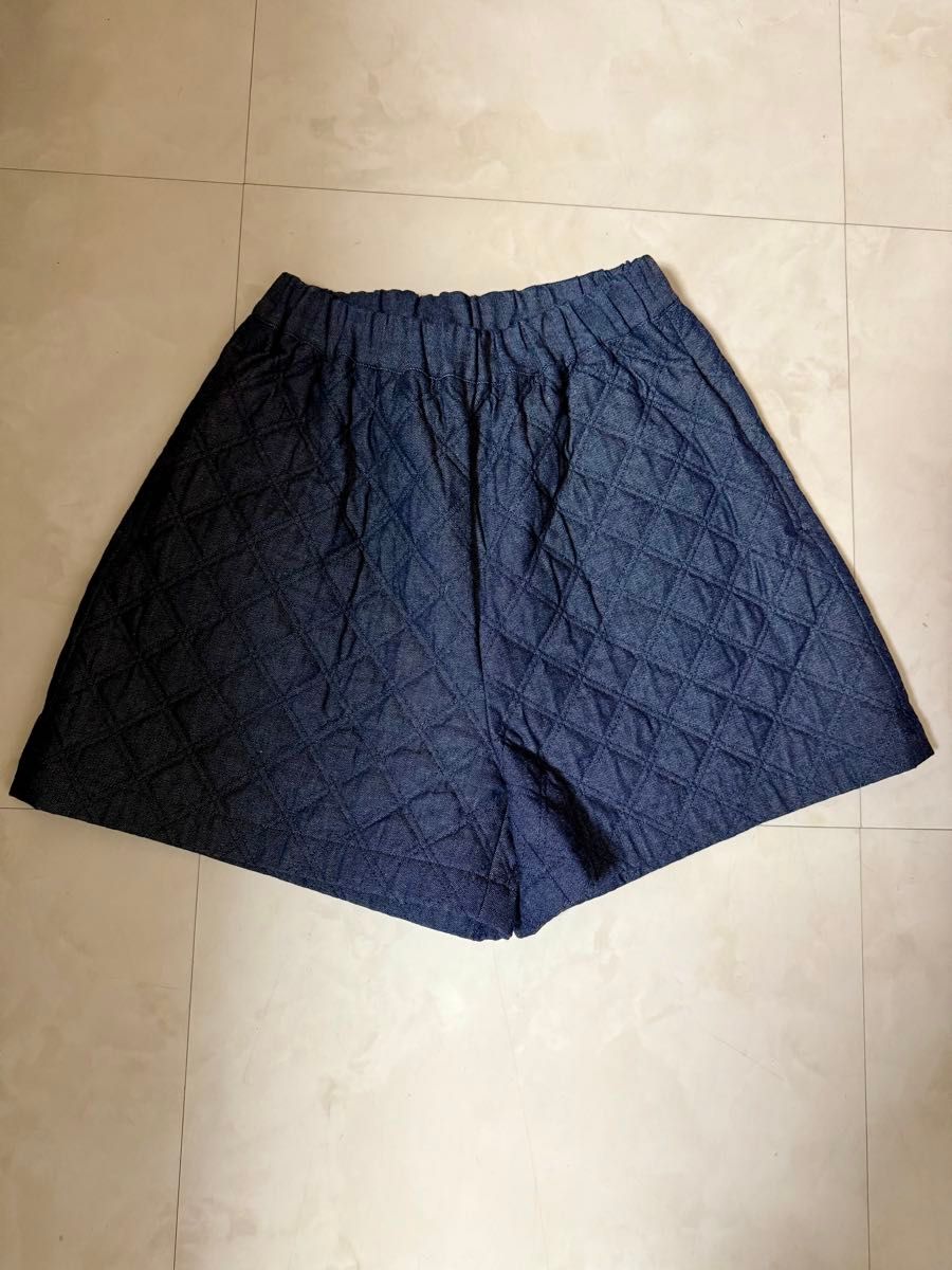 ロージーモンスター デニム キルティング ショートパンツ 【新品 ロージーモンスター デニム キルティング ショートパンツ 【新品