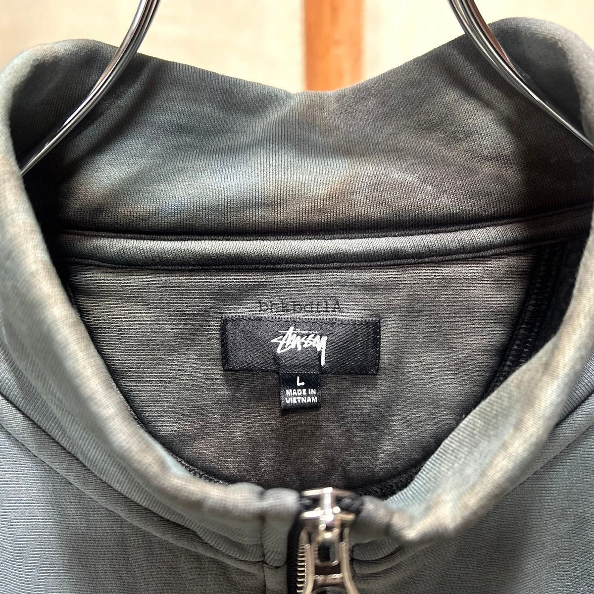 STUSSYステューシー/ビンテージ加工ハーフジップスウェット STUSSYステューシー/ビンテージ加工ハーフジップスウェット