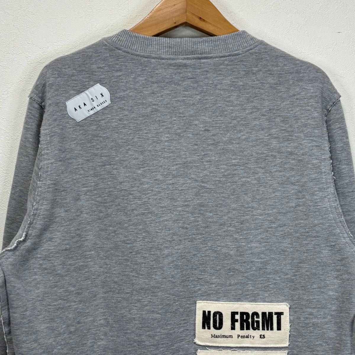 フラグメント AKA SIX fragment スウェット トレーナー プル フラグメント AKA SIX fragment スウェット トレーナー プル