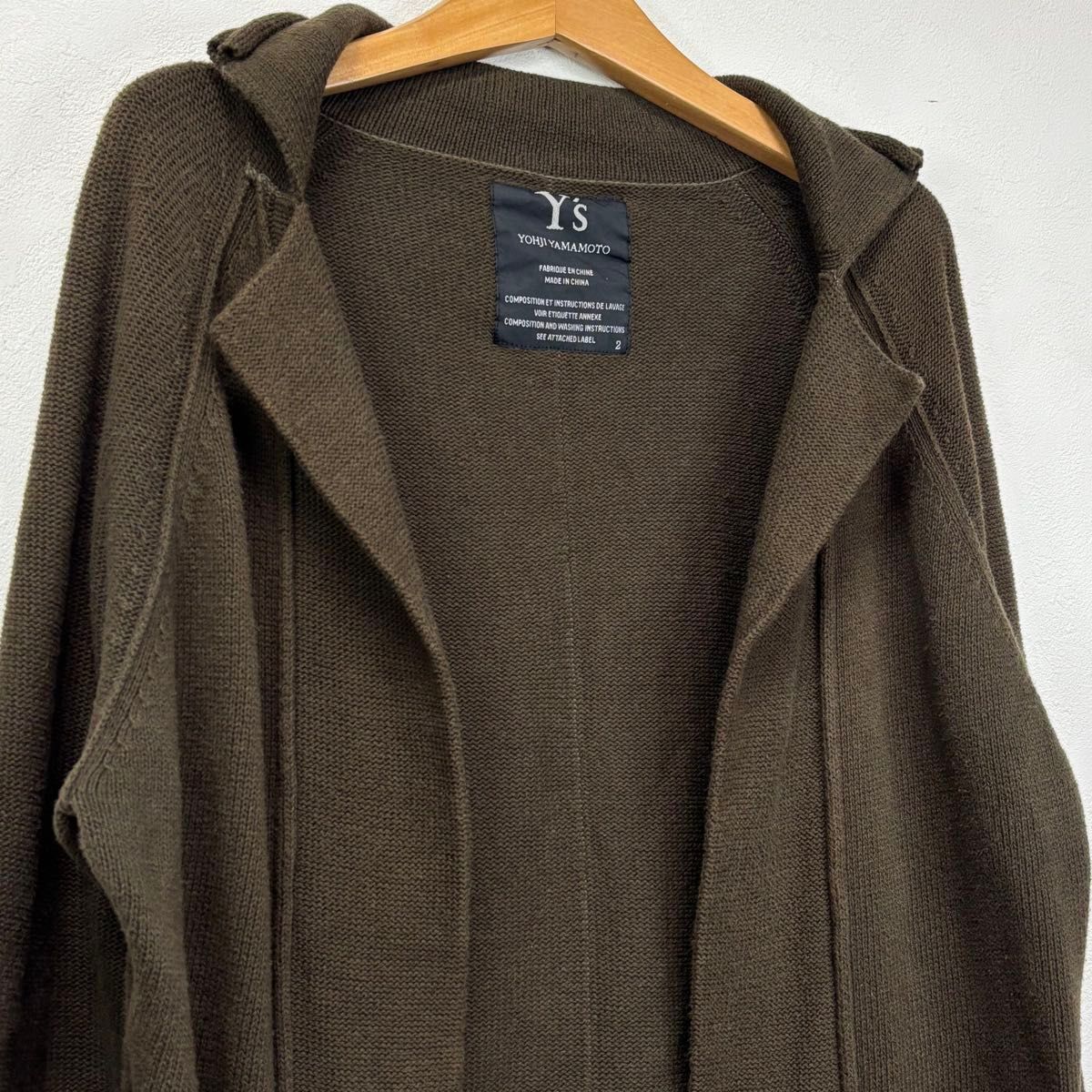 ワイズ ヨウジヤマモト y'sYohji Yamamoto ロング ニット ワイズ ヨウジヤマモト y'sYohji Yamamoto ロング ニット