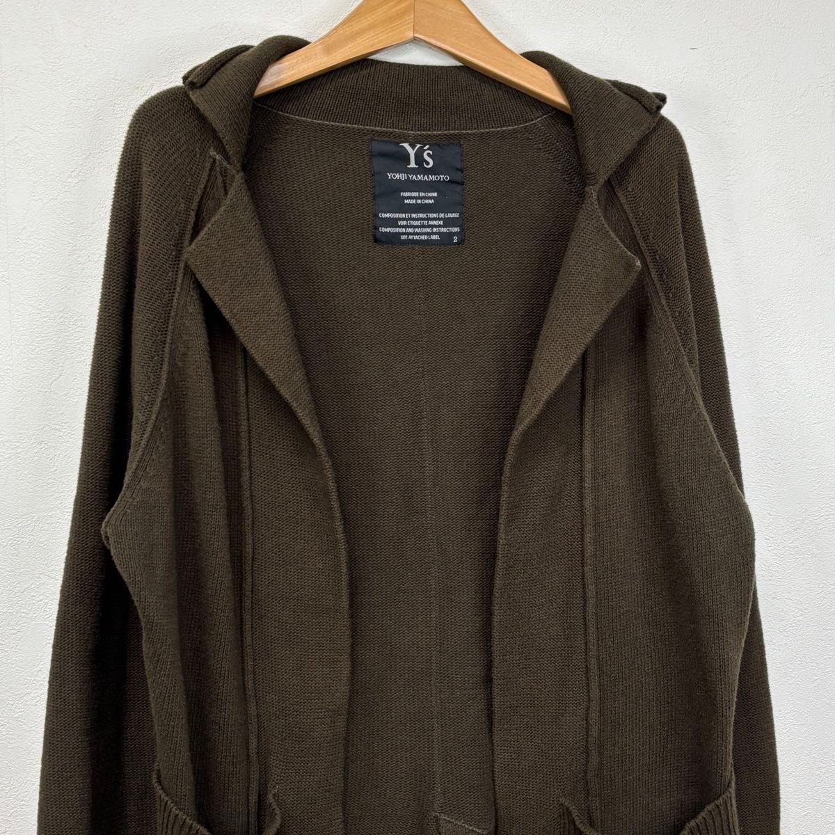 ワイズ ヨウジヤマモト y'sYohji Yamamoto ロング ニット ワイズ ヨウジヤマモト y'sYohji Yamamoto ロング ニット