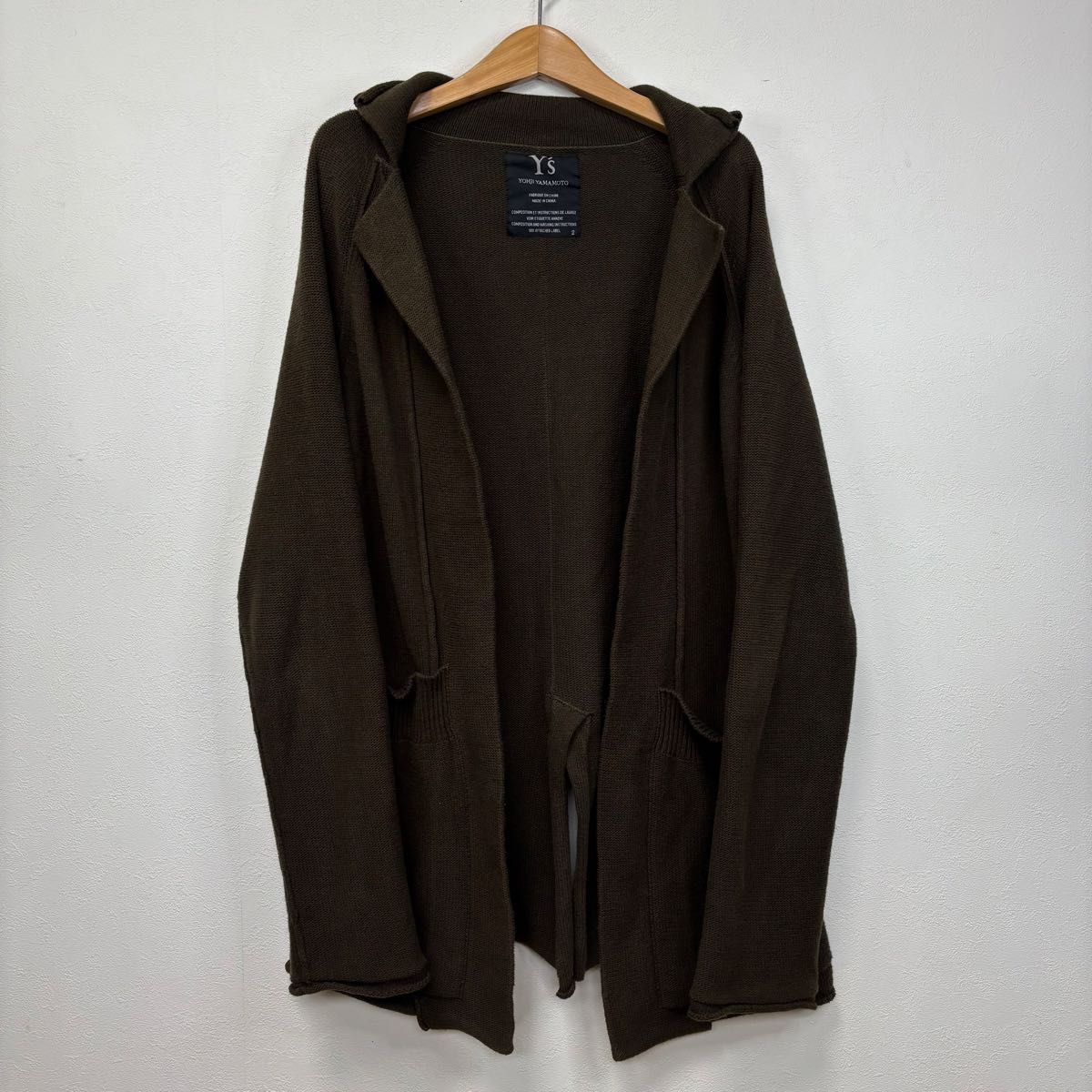 ワイズ ヨウジヤマモト y'sYohji Yamamoto ロング ニット ワイズ ヨウジヤマモト y'sYohji Yamamoto ロング ニット