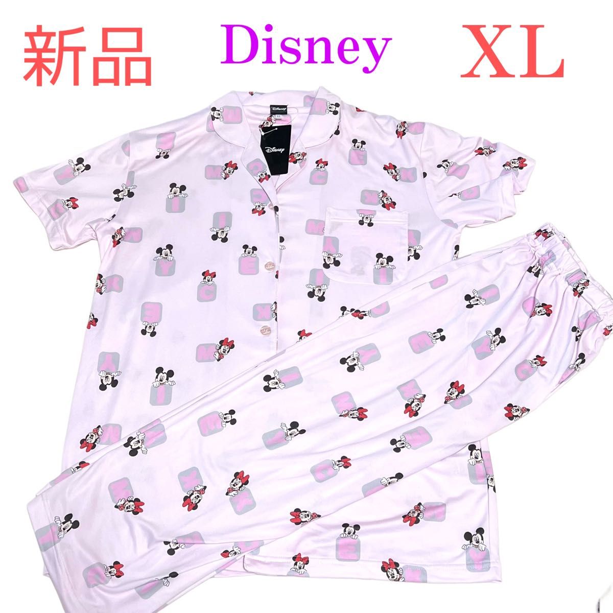 新品》ディズニー ミッキー ミニー レディース パジャマ ルーム 新品》ディズニー ミッキー ミニー レディース パジャマ ルーム