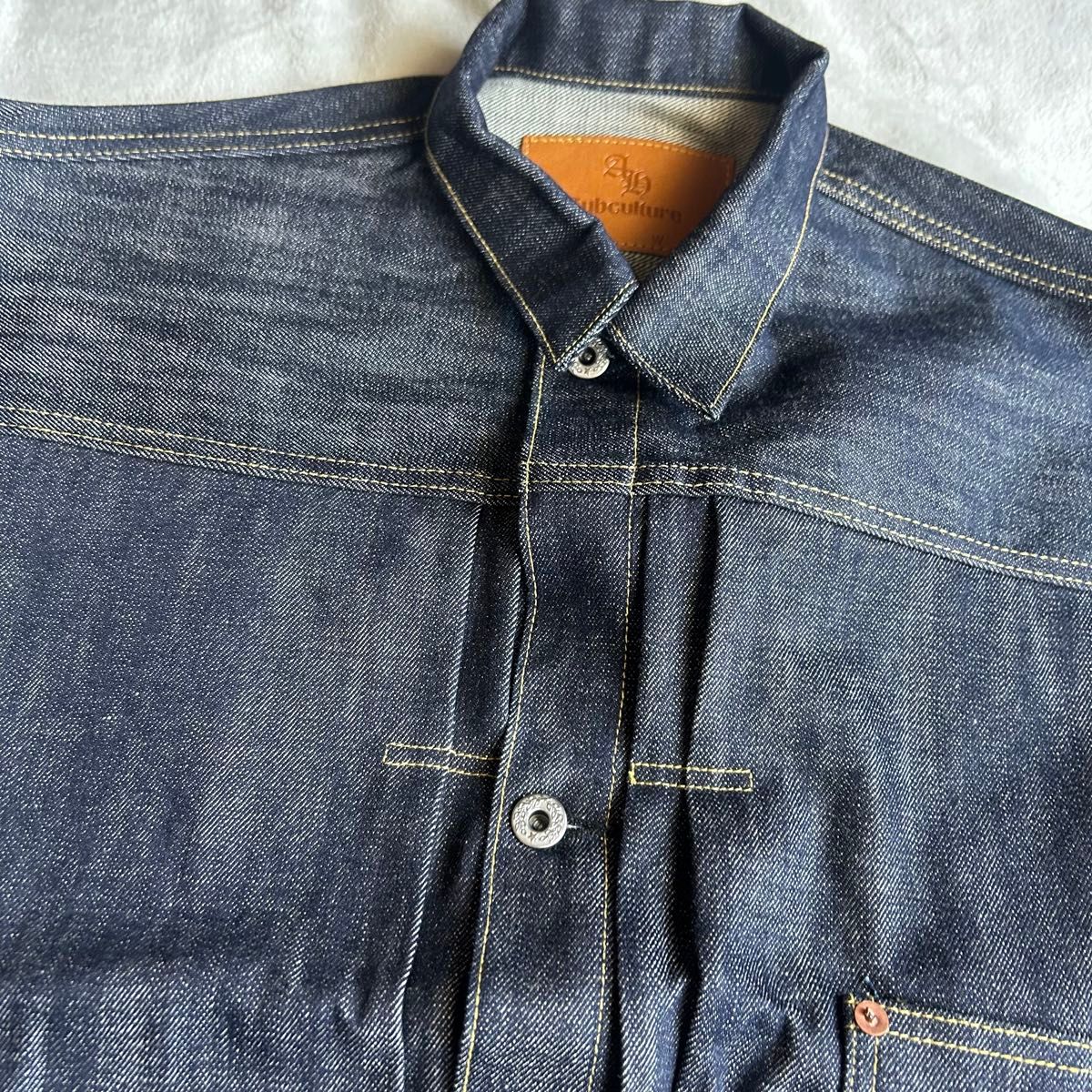 AH subcultureサブカルチャーS06XXサイズ46大戦モデル14oz AH subcultureサブカルチャーS06XXサイズ46大戦モデル14oz