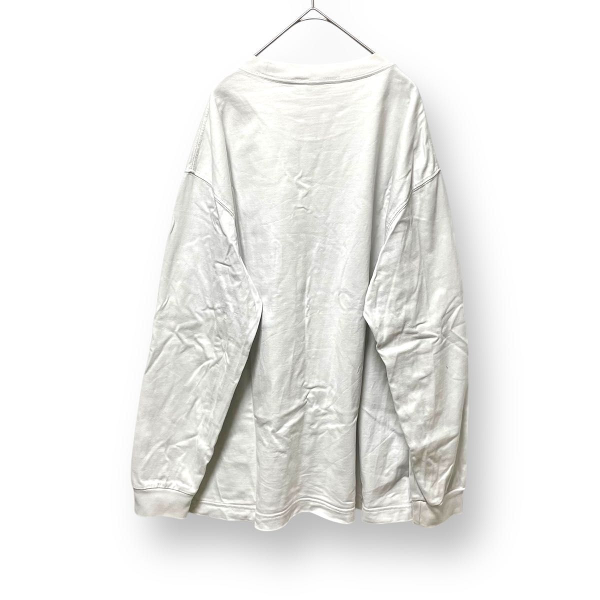 UNIQLO U ユニクロユー コットン ロンT XL ホワイト 長袖 T UNIQLO U ユニクロユー コットン ロンT XL ホワイト 長袖 T