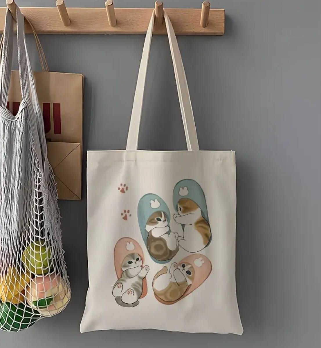mofusand トートバッグ かばん 海外製 猫柄 40cm × 35cm|Yahoo mofusand トートバッグ かばん 海外製 猫柄 40cm × 35cm|Yahoo