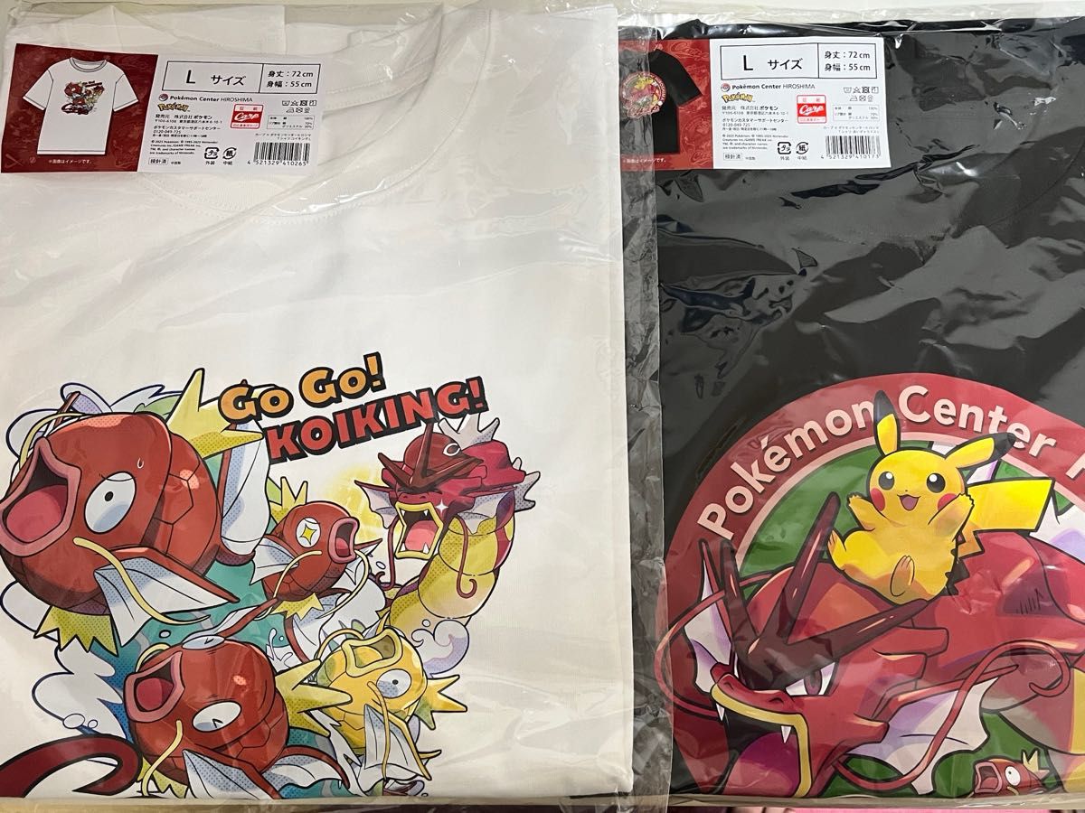 ポケモンセンターヒロシマ限定リニューアルオープン Tシャツ黒 ポケモンセンターヒロシマ限定リニューアルオープン Tシャツ黒