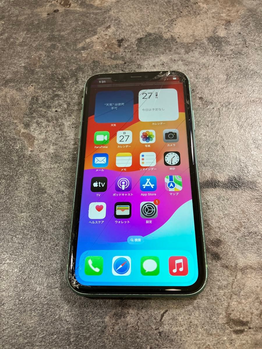 47029 iPhone11 64GB グリーン SIMフリー ジャンク品|Yahoo 47029 iPhone11 64GB グリーン SIMフリー ジャンク品|Yahoo