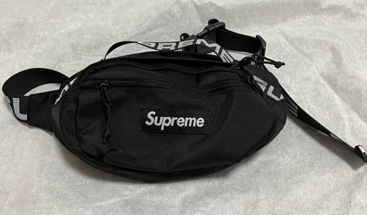 Supreme 18ss Waist bag ウエストバッグ ウエストバック BLACK Supreme 18ss Waist bag ウエストバッグ ウエストバック BLACK