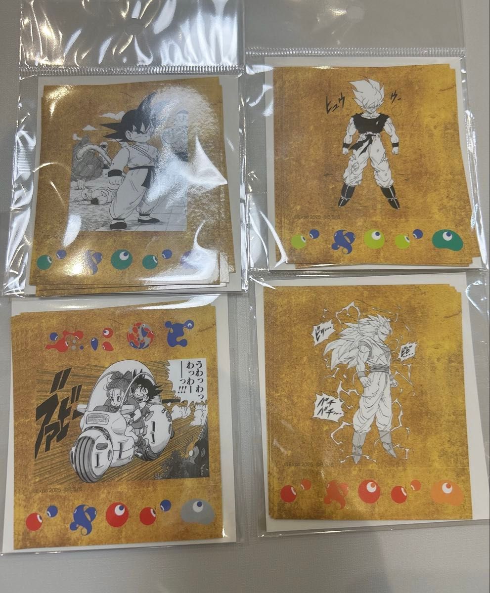 新品 EXPO2025 大阪 万博 ドラゴンボール ステッカー 4枚セット 新品 EXPO2025 大阪 万博 ドラゴンボール ステッカー 4枚セット