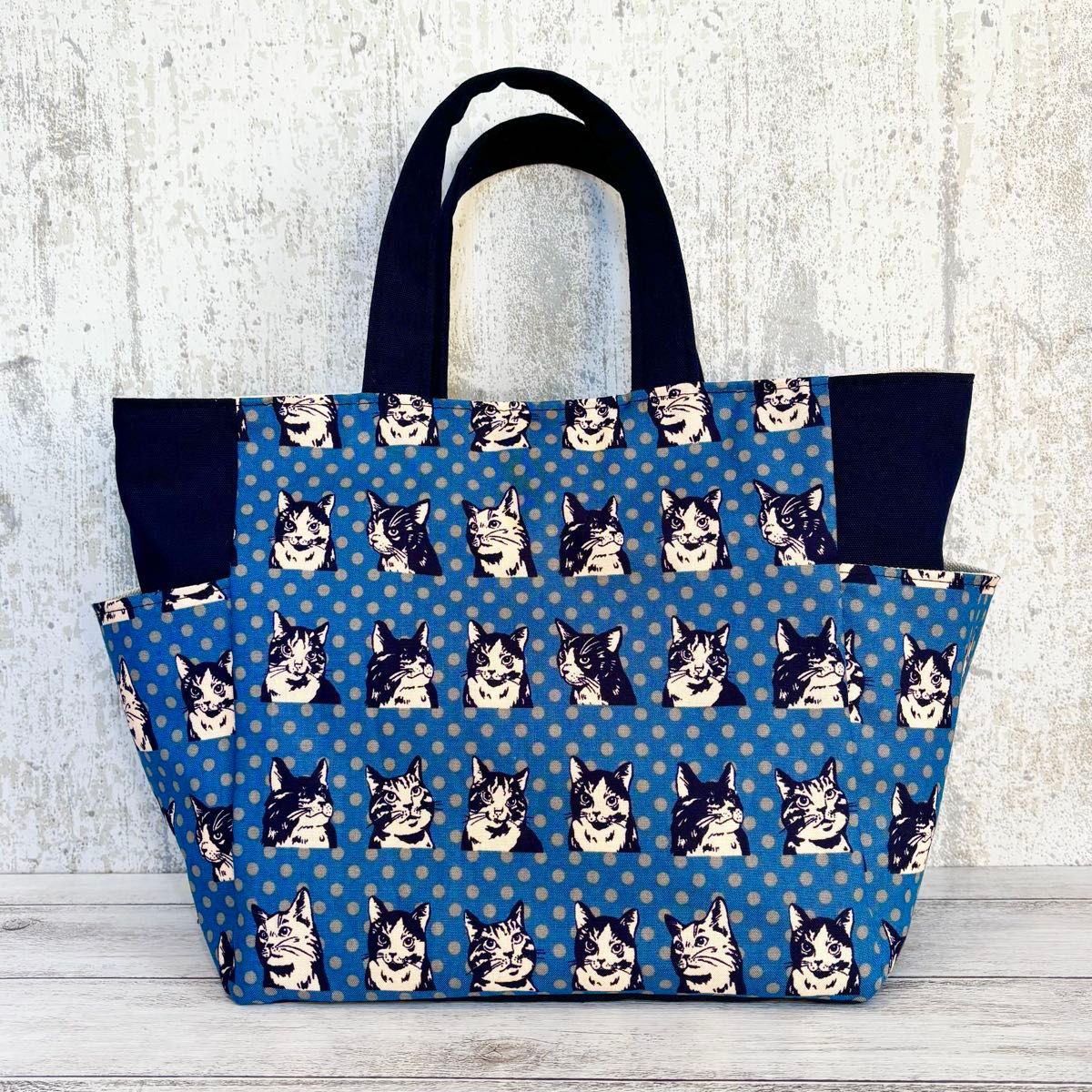 サイドポケット付きトートバッグハンドメイド|Yahoo!フリマ(旧 サイドポケット付きトートバッグハンドメイド|Yahoo!フリマ(旧