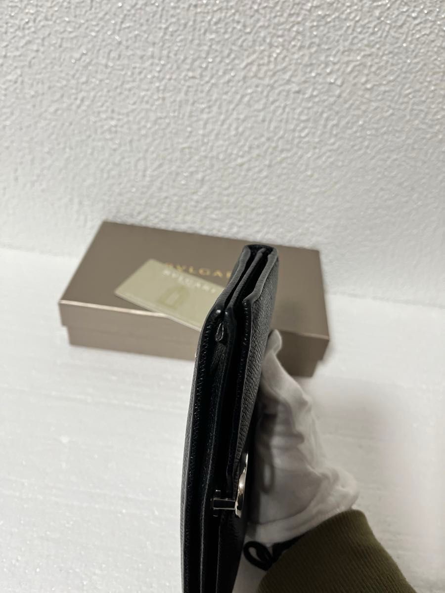 BVLGARI 二つ折財布 ブラック財布 長財布 ロングウォレット BVLGARI 二つ折財布 ブラック財布 長財布 ロングウォレット