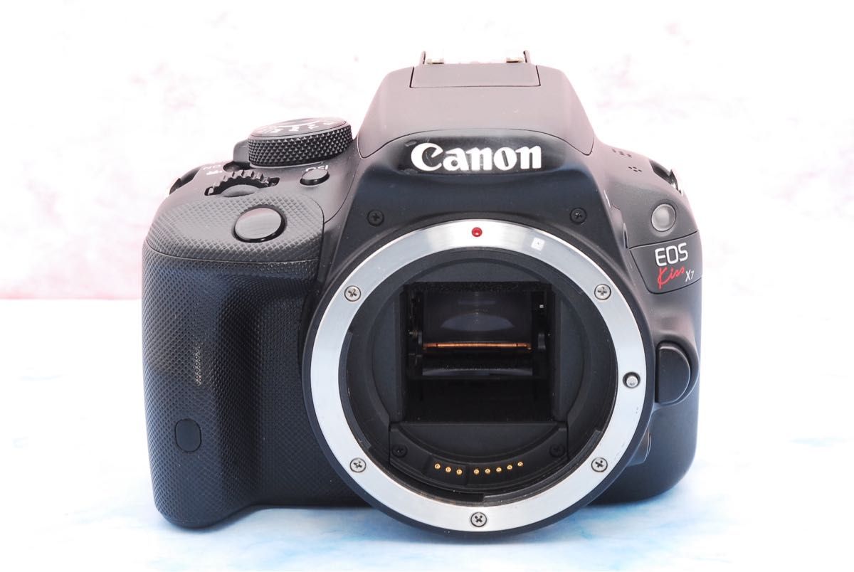 Canon EOS Kiss X7 一眼レフカメラ 望遠レンズ付Wレンズ 小型 Canon EOS Kiss X7 一眼レフカメラ 望遠レンズ付Wレンズ 小型