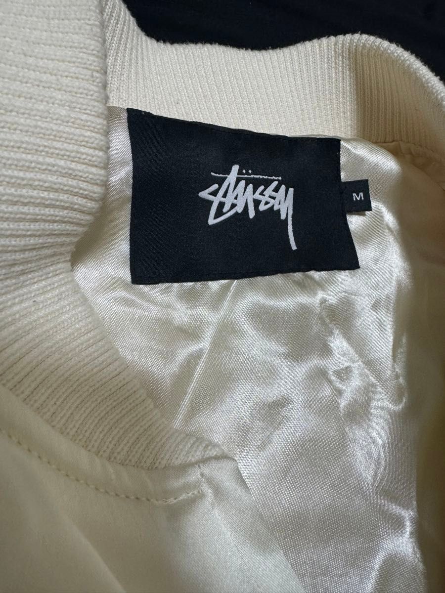 Stussy スカジャン ホワイト Mサイズ 刺繍あり|Yahoo!フリマ Stussy スカジャン ホワイト Mサイズ 刺繍あり|Yahoo!フリマ
