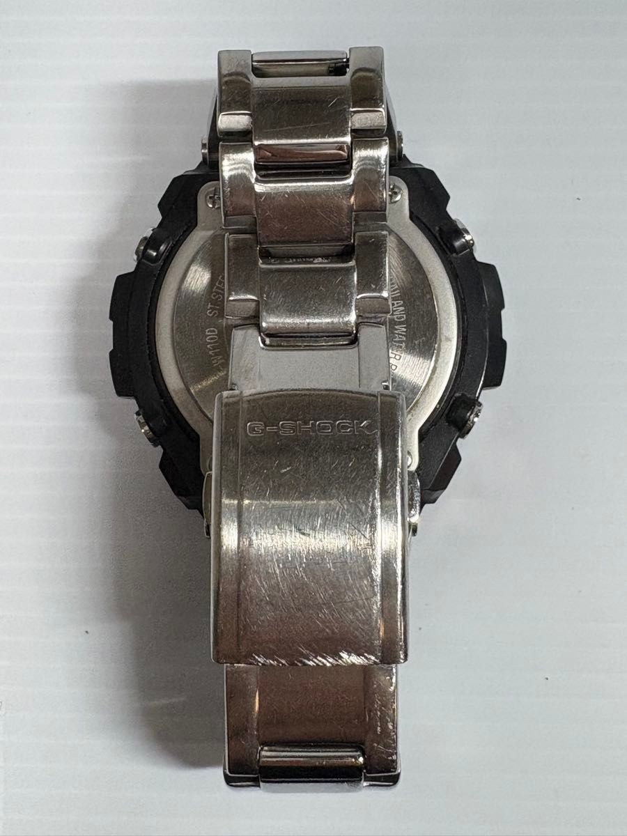 お買得品 箱付・CASIO・G-SHOCK・Gスチール・GSTーW110・SSバンド お買得品 箱付・CASIO・G-SHOCK・Gスチール・GSTーW110・SSバンド