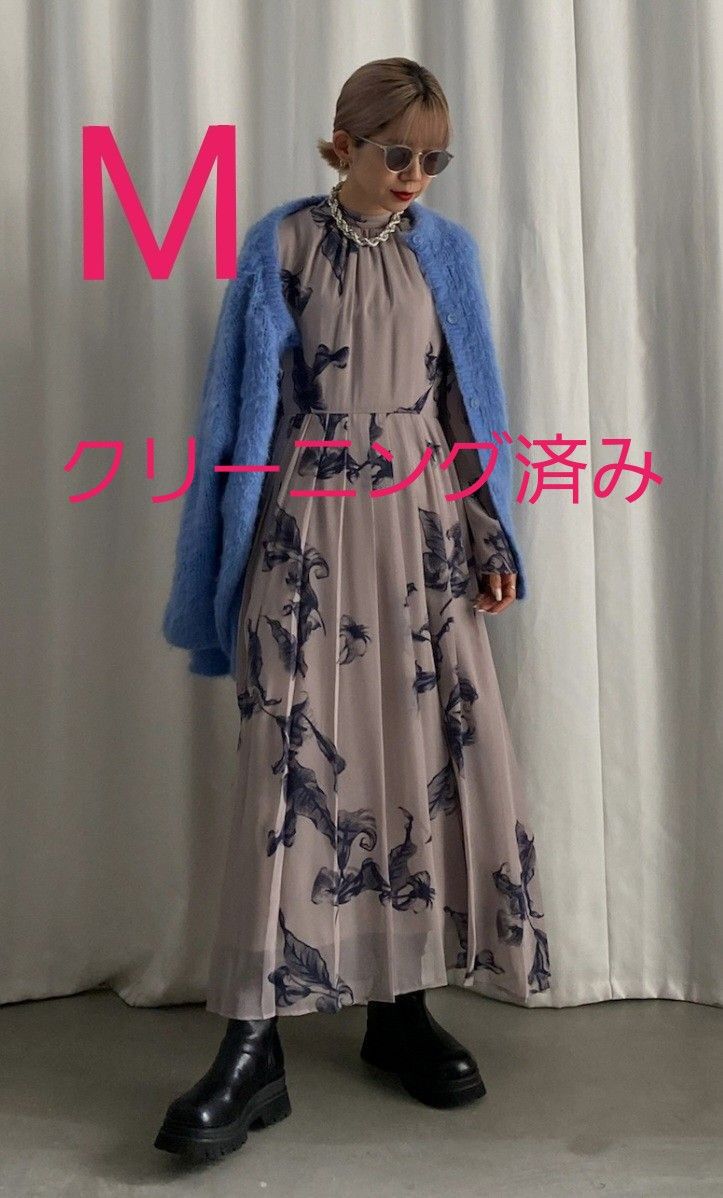 Ameri UND CALLA FLOCKY DRESS ワンピース アメリヴィンテージ Ameri UND CALLA FLOCKY DRESS ワンピース アメリヴィンテージ