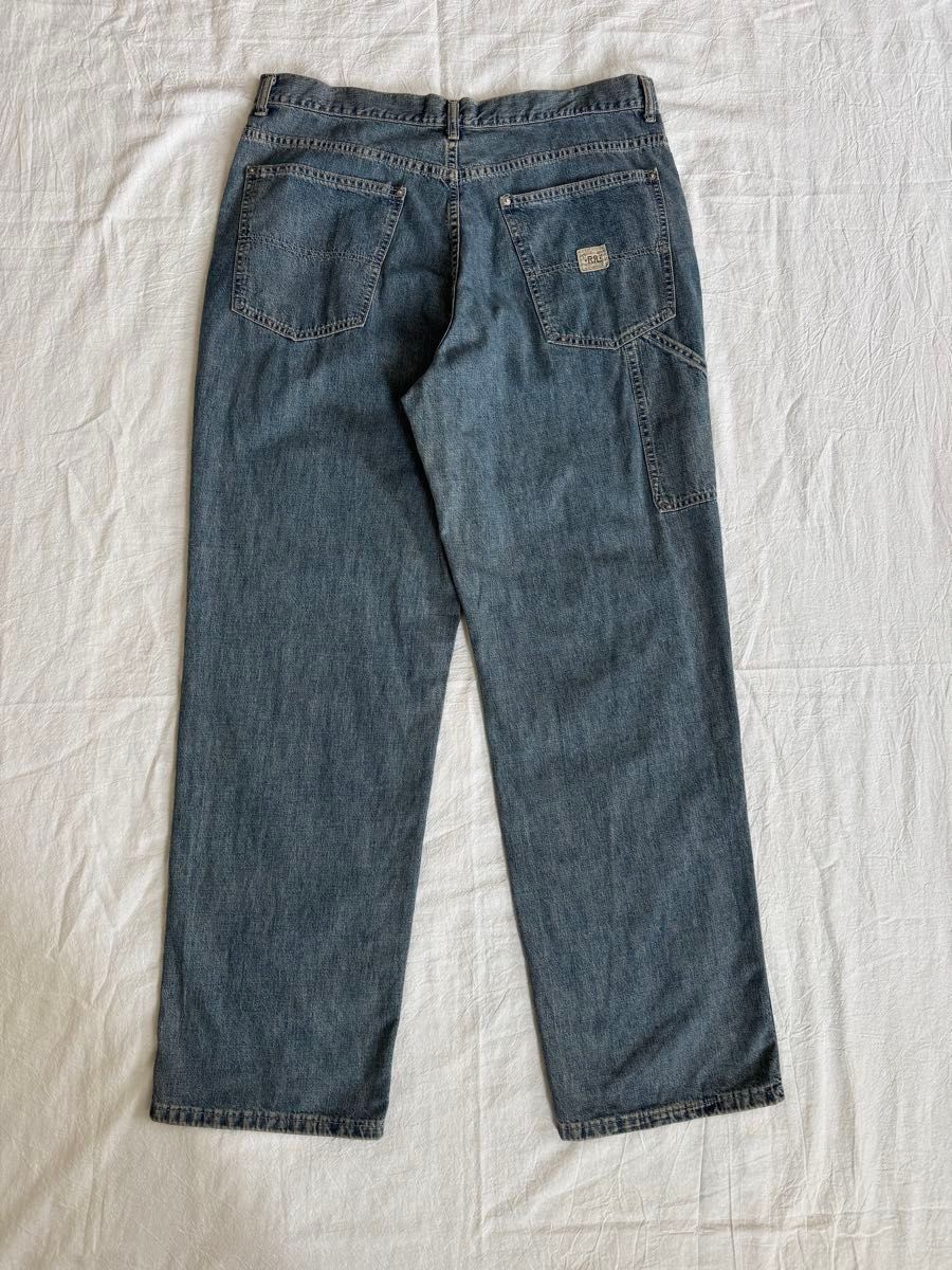1990s RRL ダブルアールエル デニムペインターパンツ USA製 W34 1990s RRL ダブルアールエル デニムペインターパンツ USA製 W34
