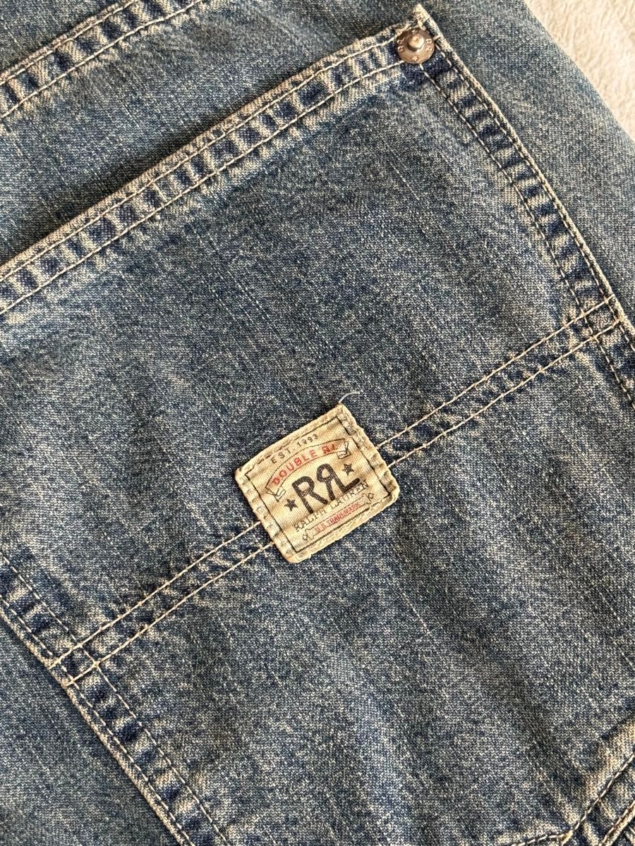 1990s RRL ダブルアールエル デニムペインターパンツ USA製 W34 1990s RRL ダブルアールエル デニムペインターパンツ USA製 W34