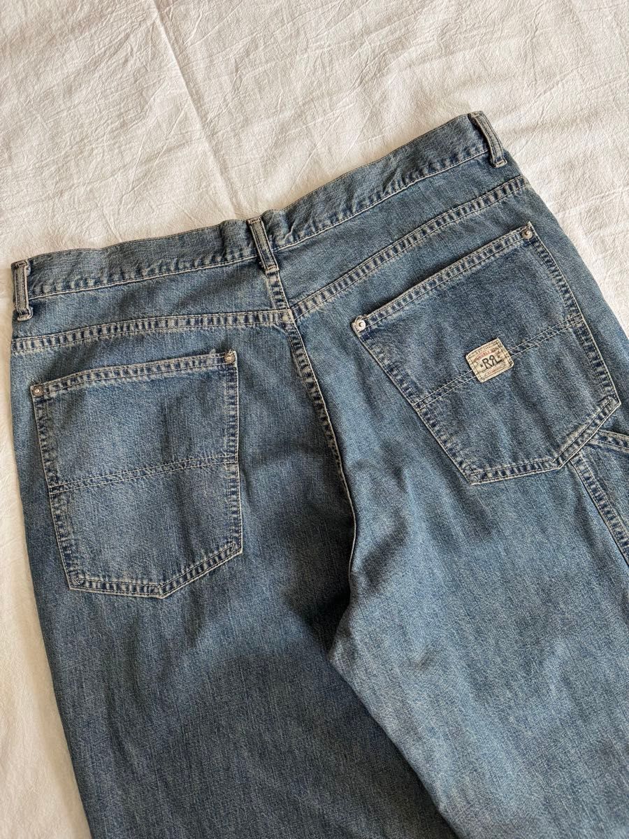 1990s RRL ダブルアールエル デニムペインターパンツ USA製 W34 1990s RRL ダブルアールエル デニムペインターパンツ USA製 W34