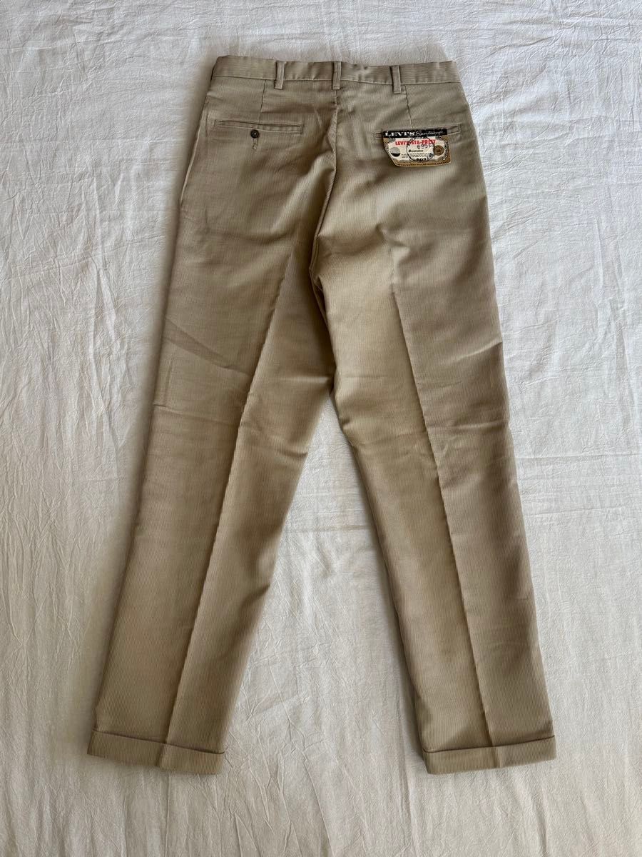 1960s DEAD STOCK LEVI'S STA-PREST コーデュロイスラックス 1960s DEAD STOCK LEVI'S STA-PREST コーデュロイスラックス