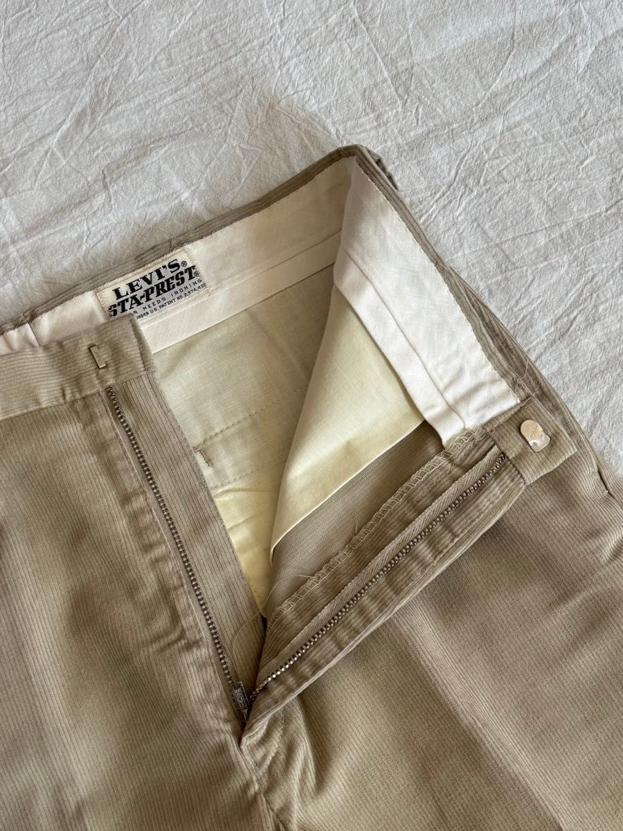 1960s DEAD STOCK LEVI'S STA-PREST コーデュロイスラックス 1960s DEAD STOCK LEVI'S STA-PREST コーデュロイスラックス