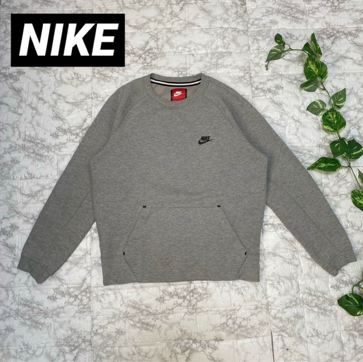 NIKE/ナイキ テックフリース スウェット トレーナー グレー M NIKE/ナイキ テックフリース スウェット トレーナー グレー M