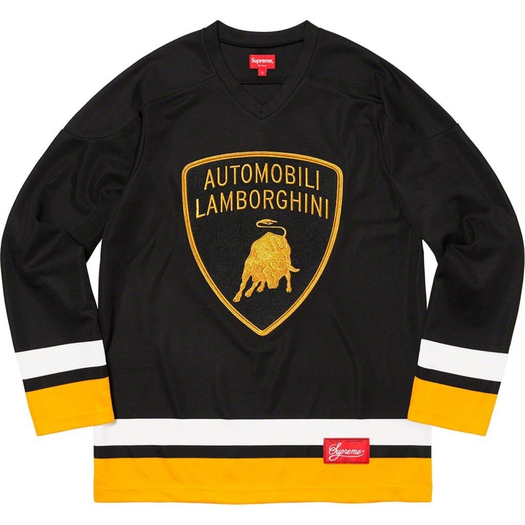 Supreme Lamborghini Hockey Jersey tee