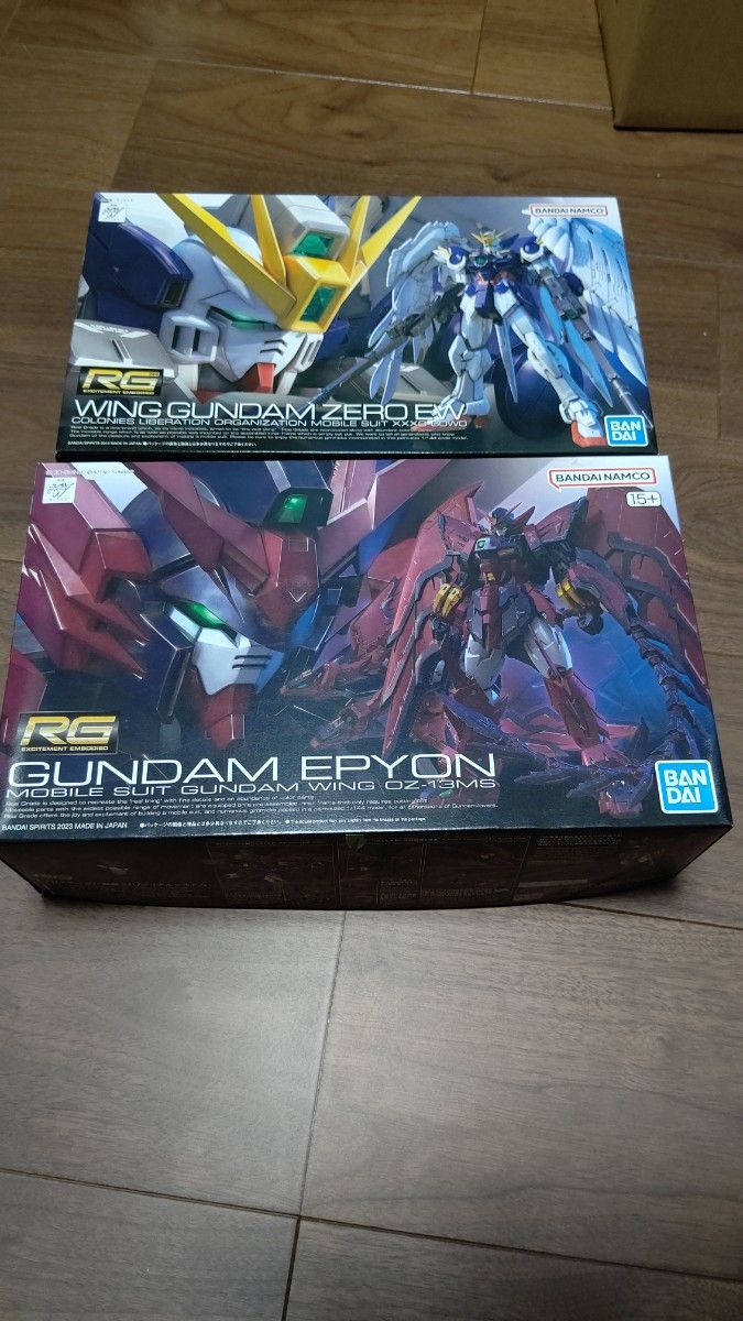 未組立 RG ウイングガンダムゼロ EW ガンダムエピオン 1/144 未組立 RG ウイングガンダムゼロ EW ガンダムエピオン 1/144